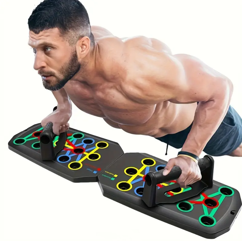 Multifunctional Push Up Trainer Board - Enhance Chest Muscle Strength, Boost Home & Gym Workout Efficiency, Ergonomic Design for Comfortable Exercise - Ideal for Fitness Enthusiasts