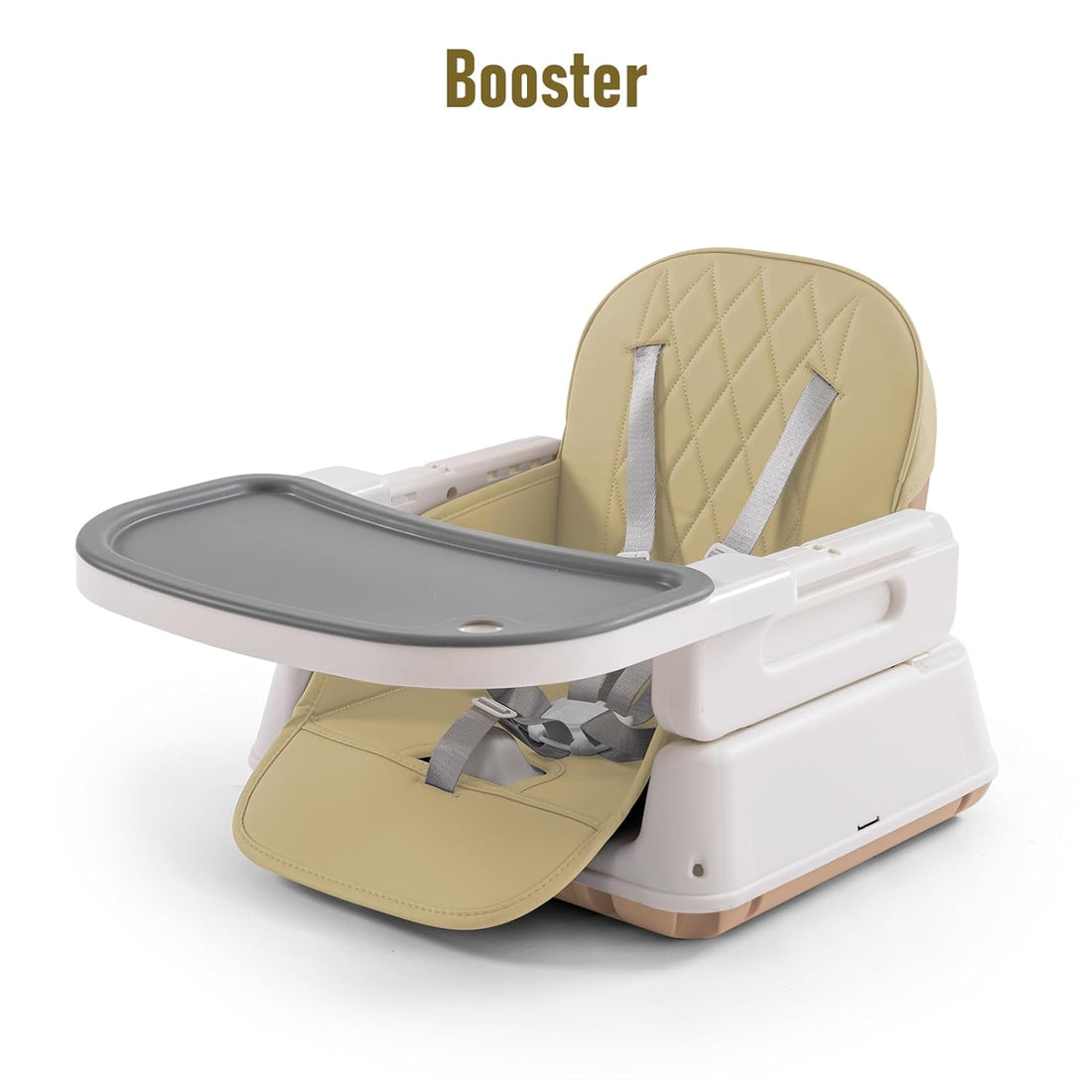 3 in 1 Adjustable Convertible Baby High Chairs for Babies and Toddlers,Khaki