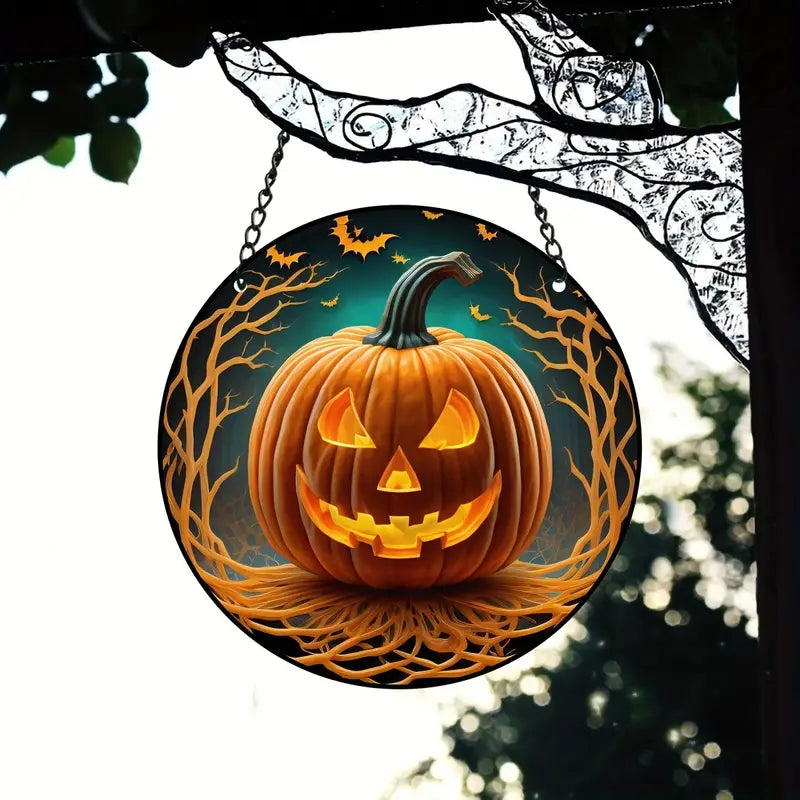 3D Pumpkin Suncatcher Decoration