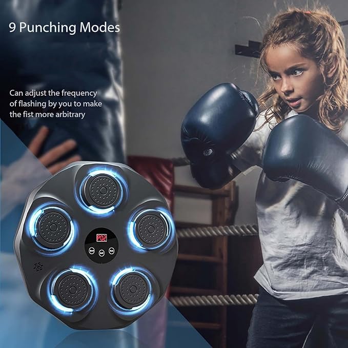 Musical Boxing Machine, Smart Music Boxing Machine with Bluetooth, Boxing Game Trainer