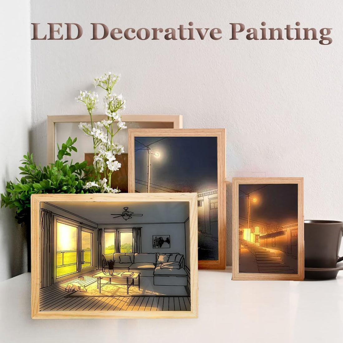 LED Night Light Wall Art Decor