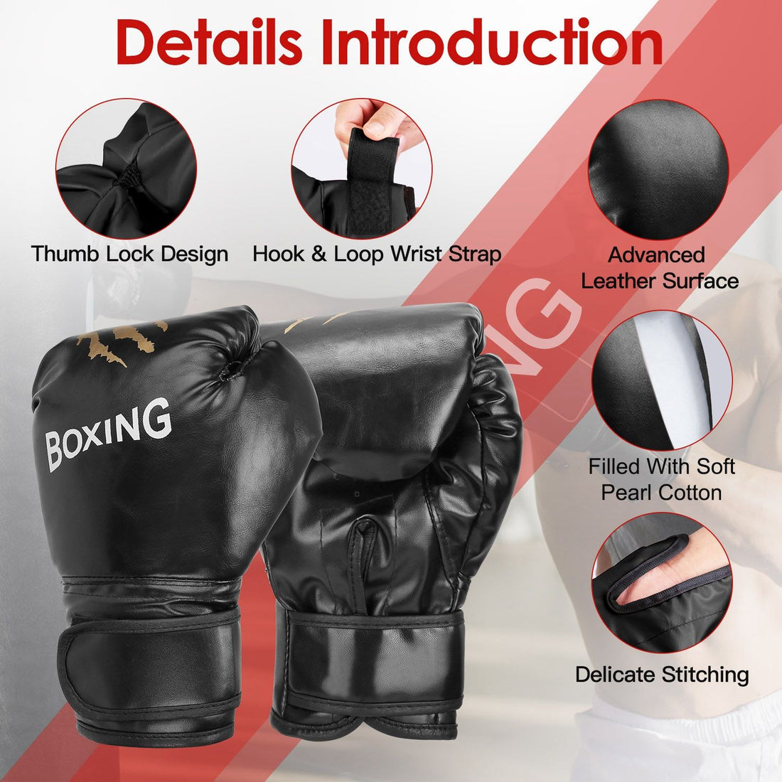 Adult Boxing Gloves, Training Gloves