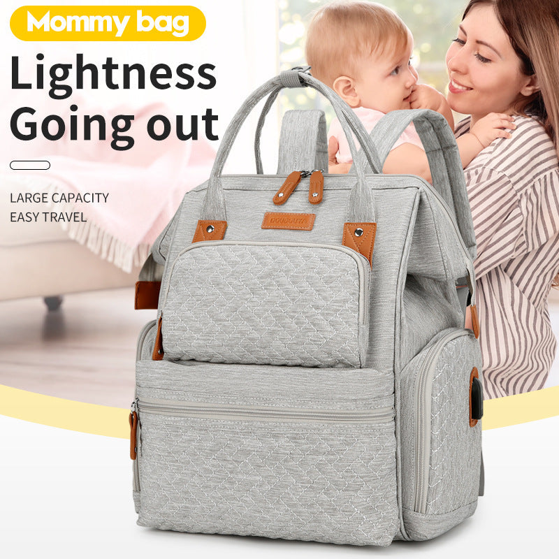 Large Capacity Travel Backpack for Newborn, Crib Bag