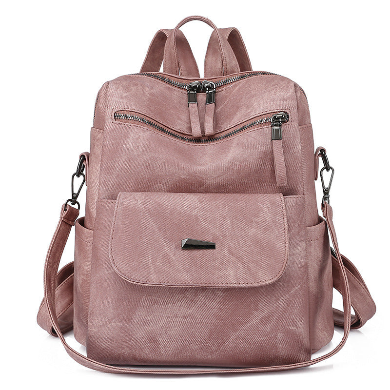 Vintage Casual Ladies' Large Capacity Backpack