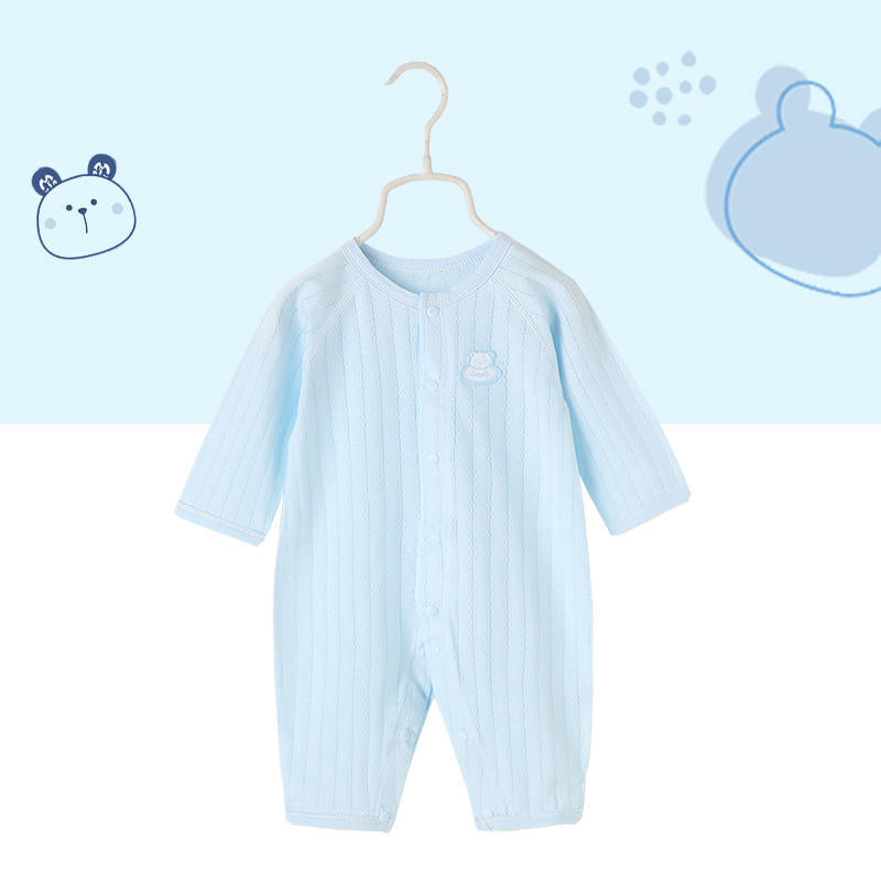 Spring Summer Cotton Long Sleeve Baby Romper Newborn Bodysuit