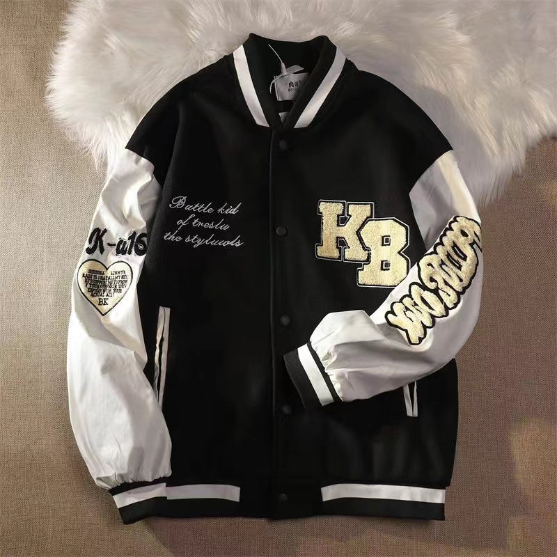 Vintage Baseball Jacket Coats Streetwear newlakedown